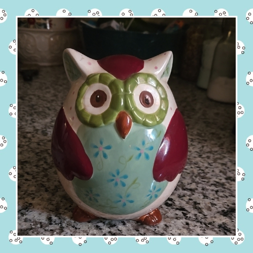 Colorful Ceramic Owl